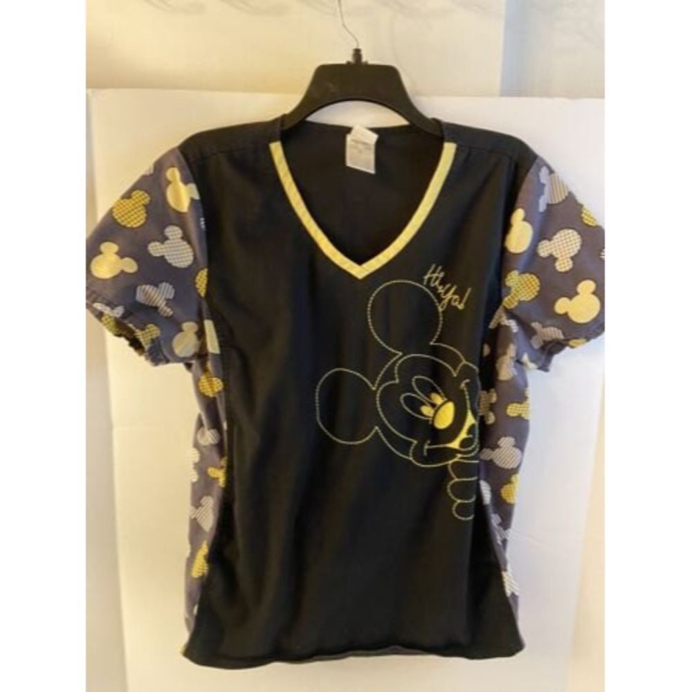 Mickey‎ Mouse Disney Women's scrub top Multi-color Medium